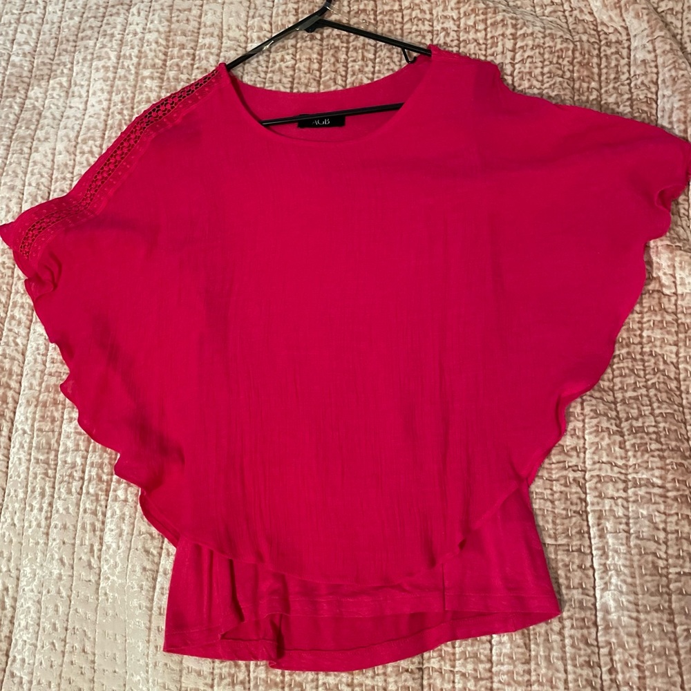 AGB fuschia blouse
